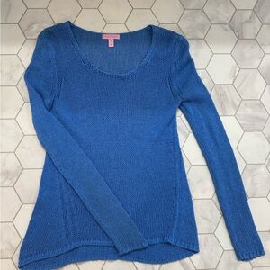 Lilly Pulitzer Blue Knit Top